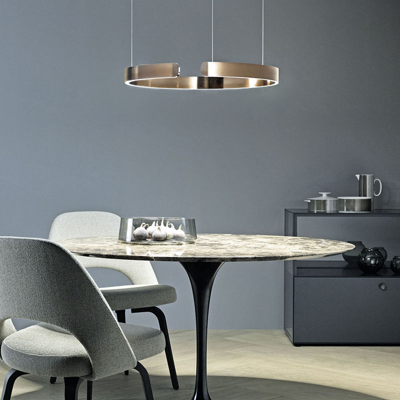 Edge Moderne Cirkel LED Hanglamp Zwart/Wit/Goud