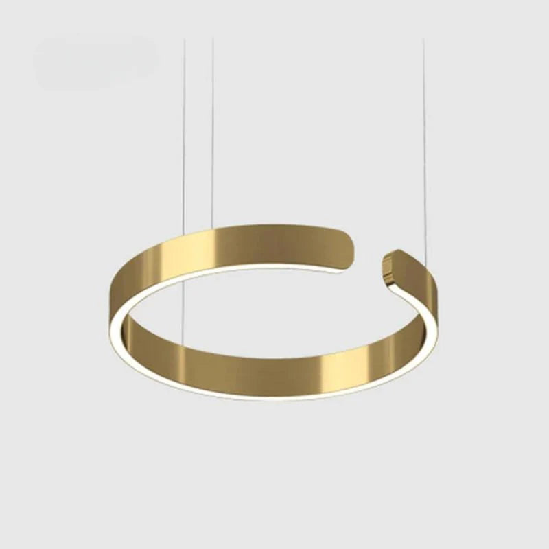 Edge Moderne Cirkel LED Hanglamp Zwart/Wit/Goud