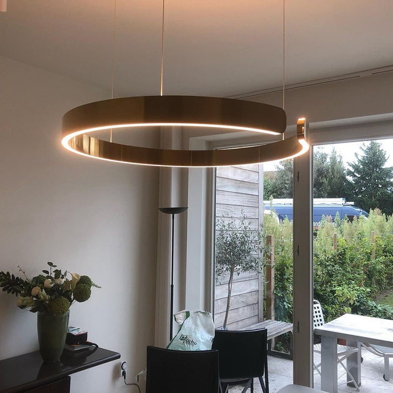 Edge Moderne Cirkel LED Hanglamp Zwart/Wit/Goud