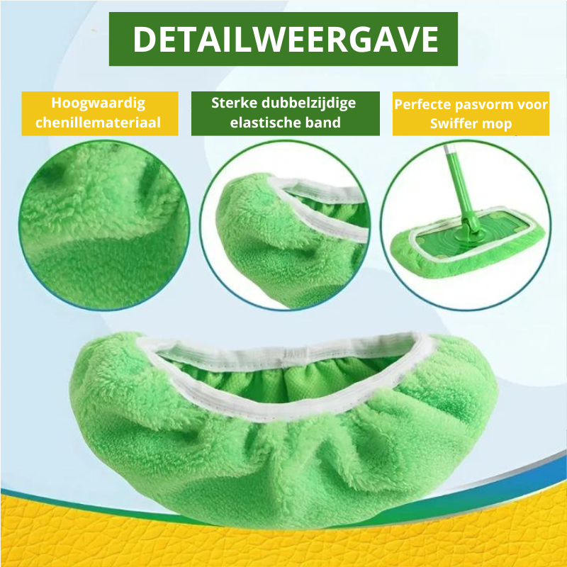 Herbruikbare Microfiber Mop voor Swiffer Sweeper