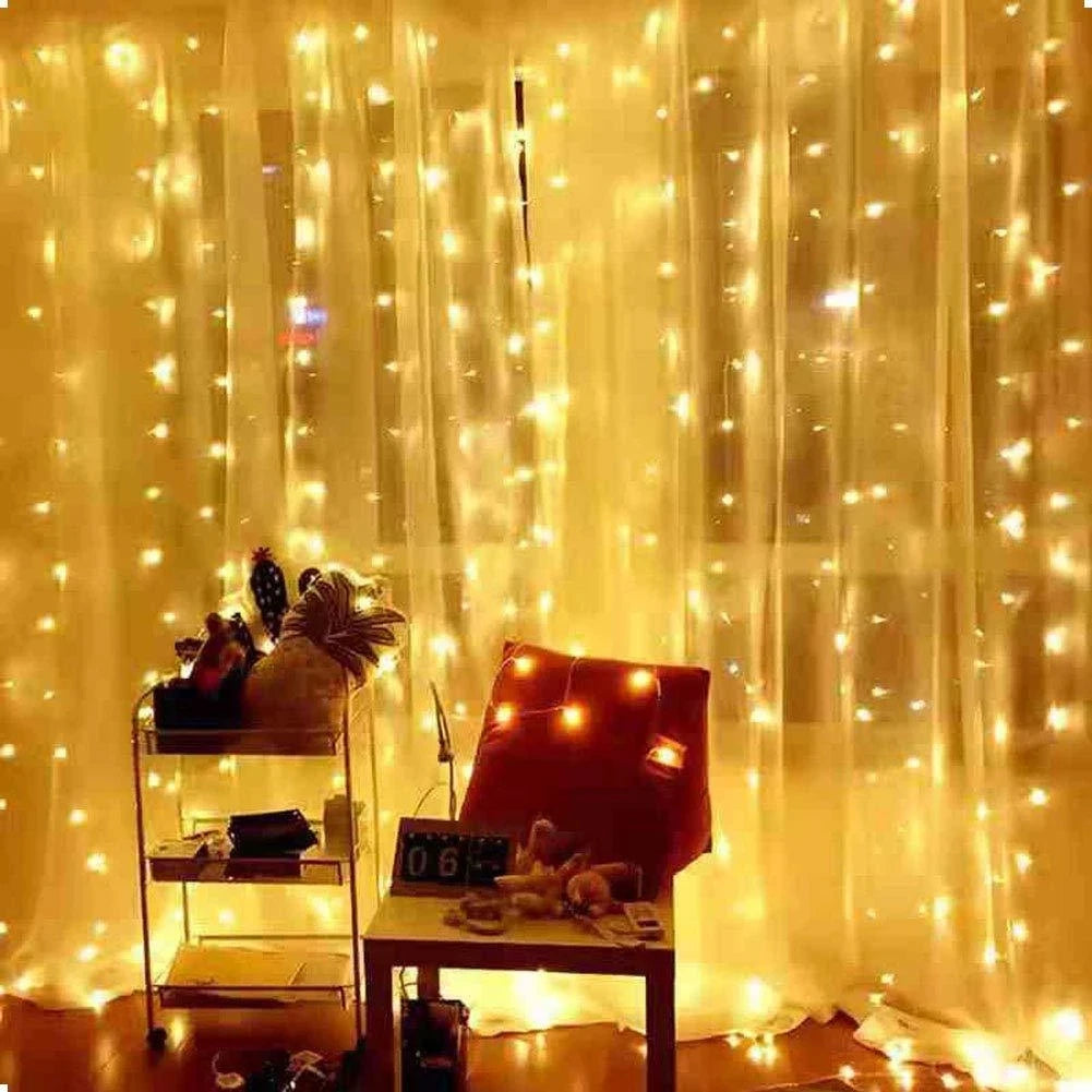 Betoverende LED Gordijnverlichting – Perfect voor Feestelijke Decoraties