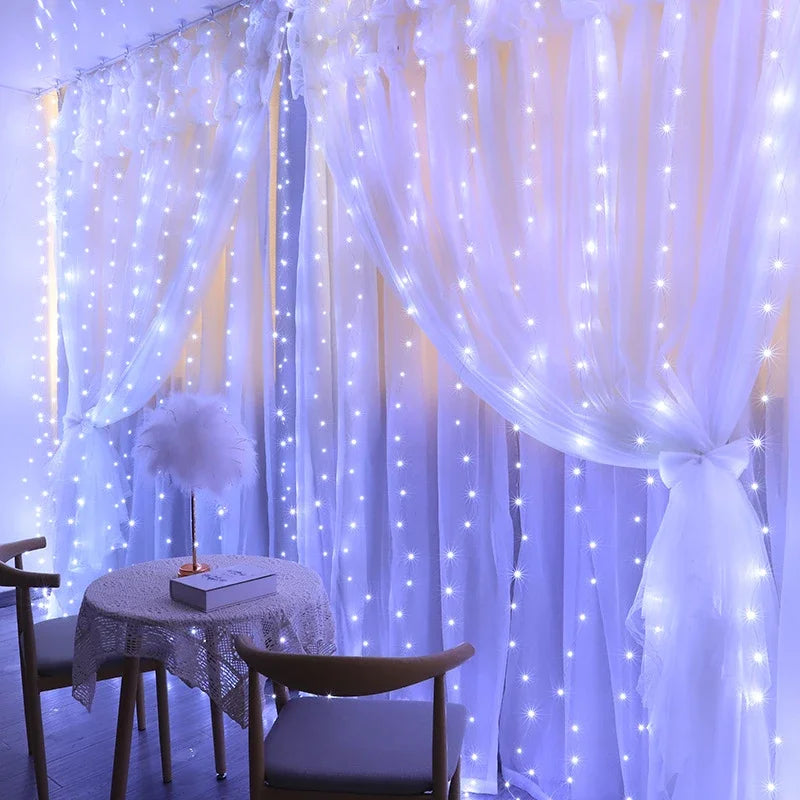 Betoverende LED Gordijnverlichting – Perfect voor Feestelijke Decoraties