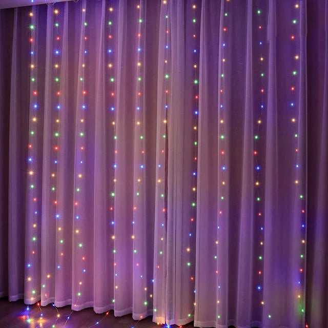 Betoverende LED Gordijnverlichting – Perfect voor Feestelijke Decoraties