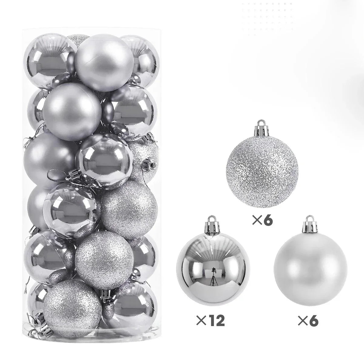 Premium Kerstballen - Luxe Pakket van 24 Stuks!