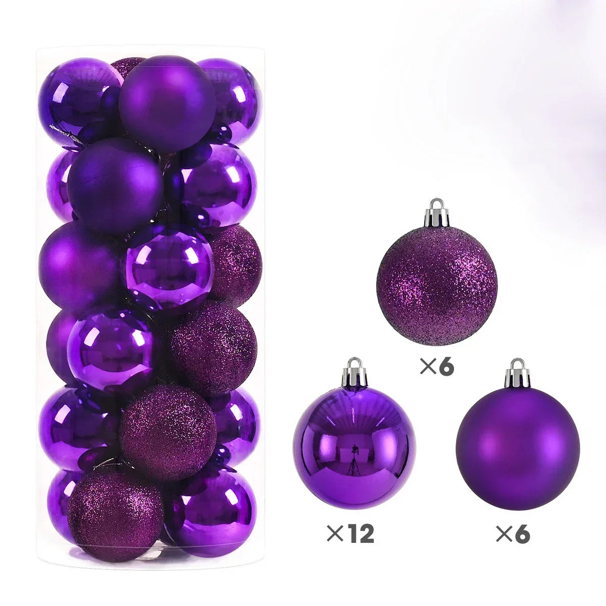 Premium Kerstballen - Luxe Pakket van 24 Stuks!