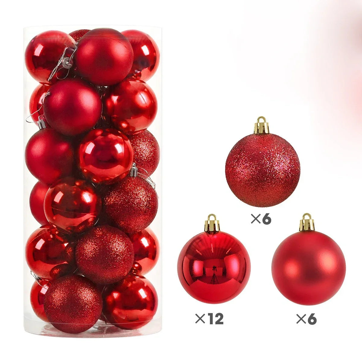 Premium Kerstballen - Luxe Pakket van 24 Stuks!