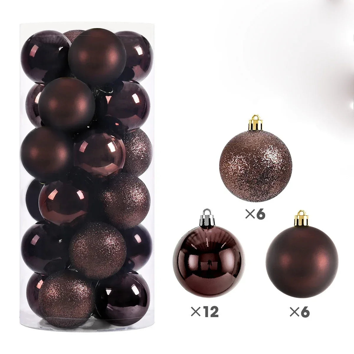 Premium Kerstballen - Luxe Pakket van 24 Stuks!