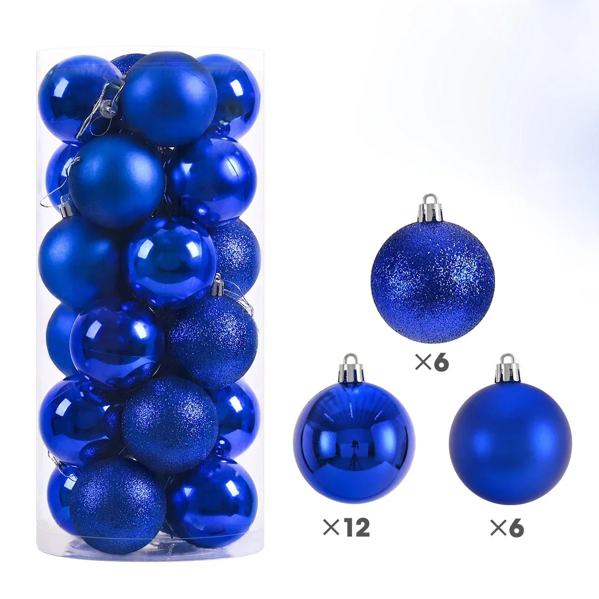 Premium Kerstballen - Luxe Pakket van 24 Stuks!