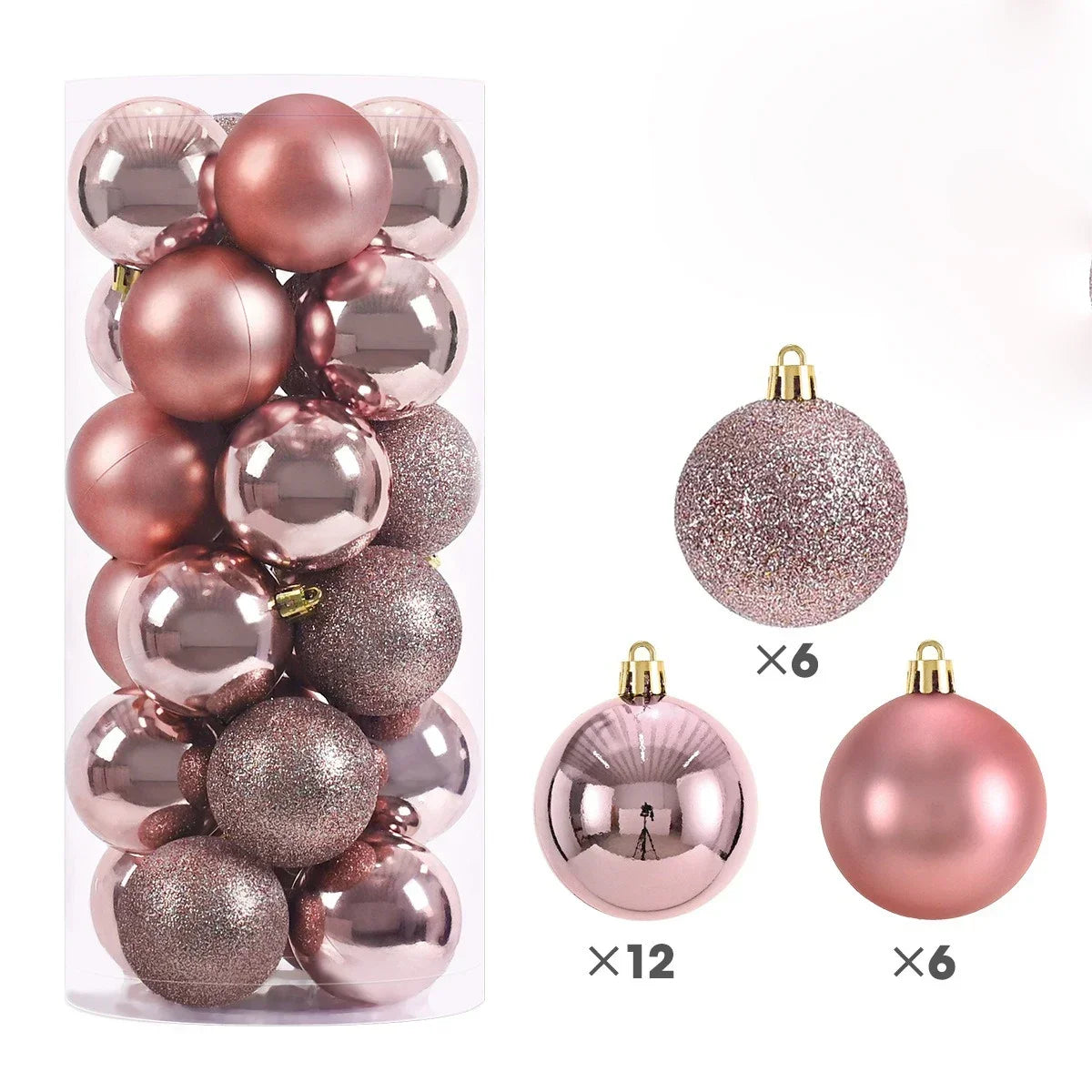 Premium Kerstballen - Luxe Pakket van 24 Stuks!