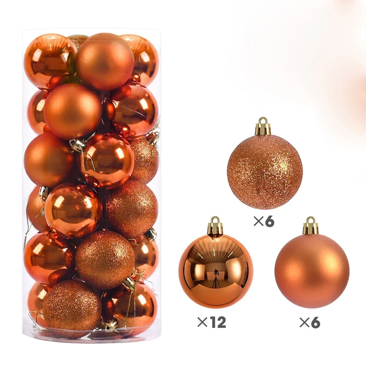 Premium Kerstballen - Luxe Pakket van 24 Stuks!